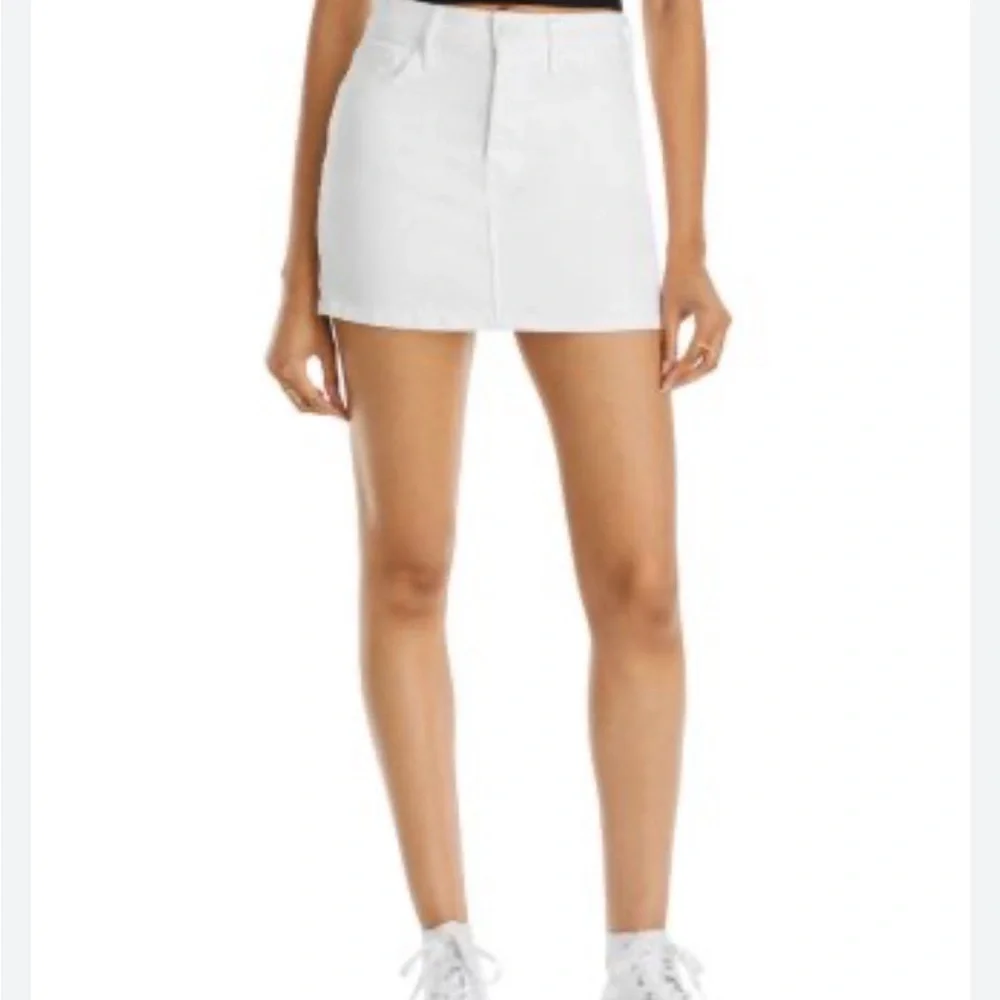 MOTHER Vagabond Mini Skirt – White | Size 33 | Like New